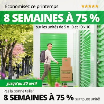 Depotium Mini Entrepôt - Saint Antoine  Promotion